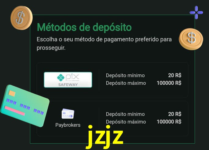 O cassino jzjz oferece uma grande variedade de métodos de pagamento